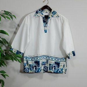 Vintage Liberty House Blouse Smock Hawaiian